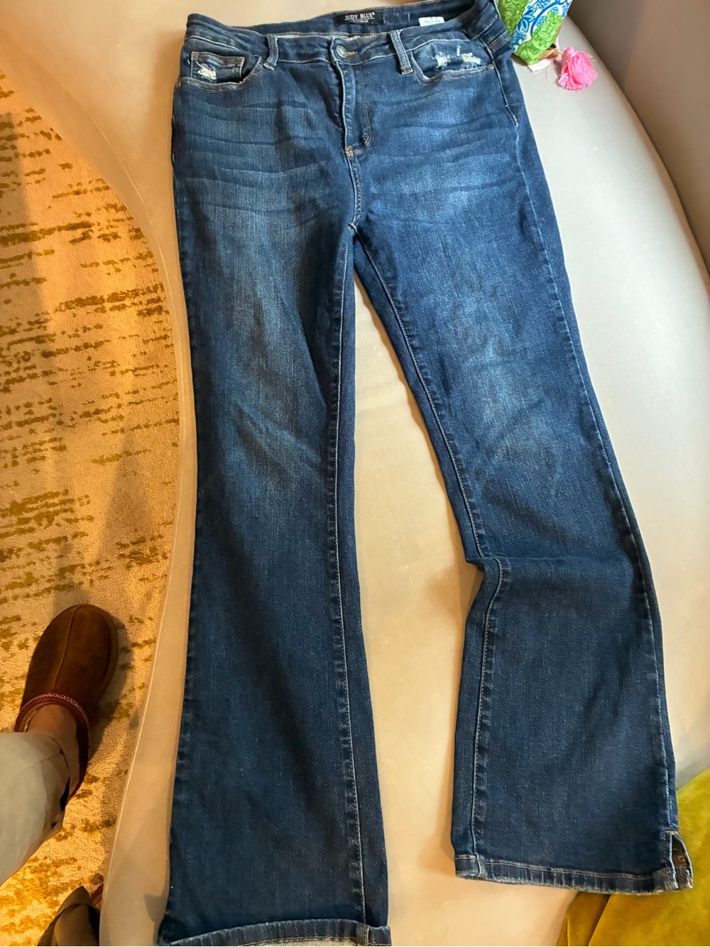 Judy Blue Dark Blue Flare Jeans